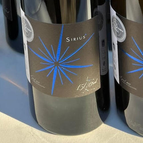 Création d'une étiquette de vin Sirius pour le Domaine des Célestes