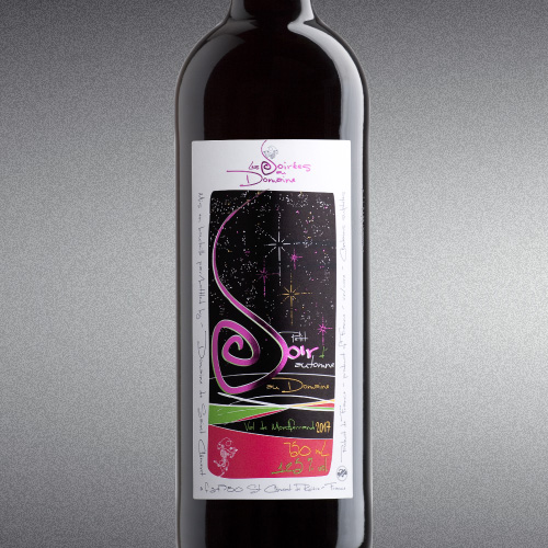 Création d'une collection d'étiquettes Les Soirées au Domaine - Vins festifs du Domaine de St Clément près de Montpellier