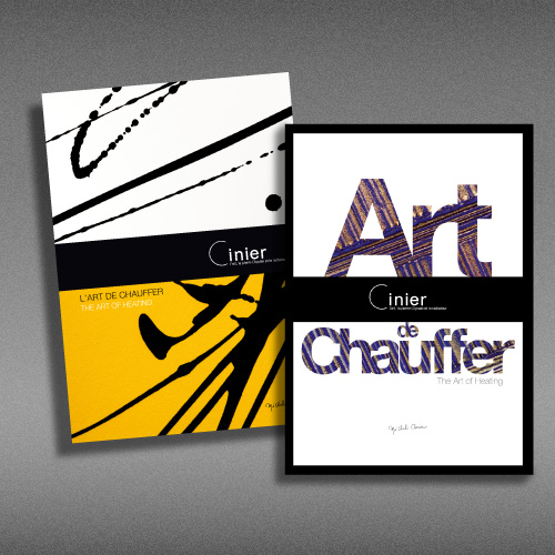 Création de catalogues Haut de gamme CINIER radiateurs - Design de la charte graphique et mise en page